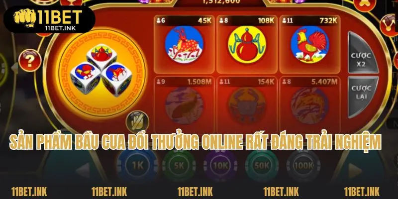 Sản phẩm bầu cua đổi thưởng online rất đáng trải nghiệm